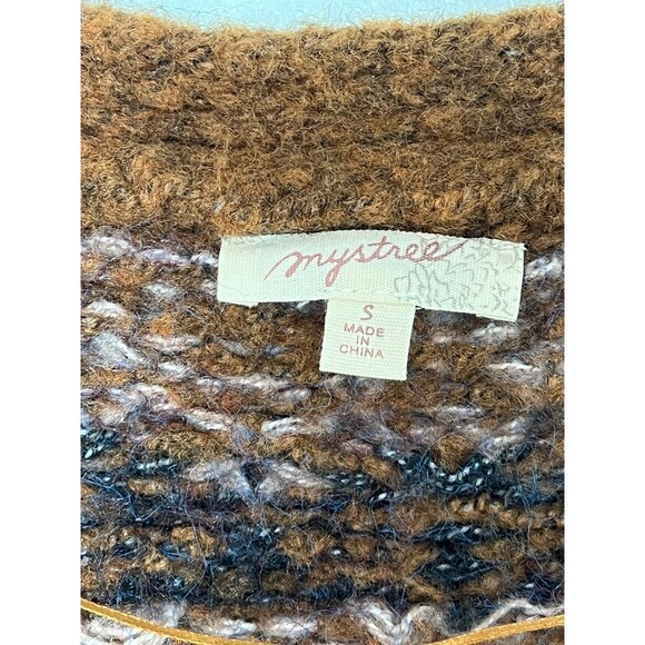 Cozy Brown Knit Sweater - Picture 6 of 8